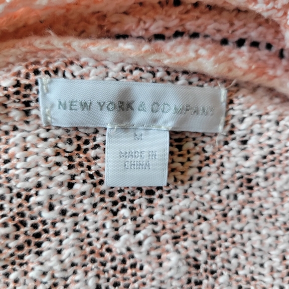 New York Company Women's Pink Cardgian - Picture 3 of 3